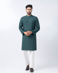 Regular Fit Embroidered Semi-Formal Panjabi