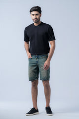 Slim Fit Denim Shorts