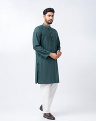 Regular Fit Embroidered Semi-Formal Panjabi