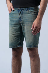 Slim Fit Denim Shorts