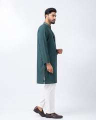 Regular Fit Embroidered Semi-Formal Panjabi