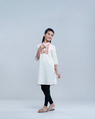 Girls' Embroidered Ethnic Kurta (2-4 Years)