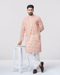 Regular Fit Printed Panjabi