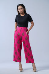 Smart Fit Reactive Printed Cotton Ethnic Pants
