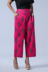 Smart Fit Reactive Printed Cotton Ethnic Pants