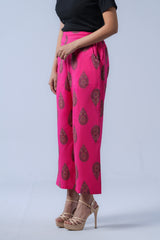 Smart Fit Reactive Printed Cotton Ethnic Pants