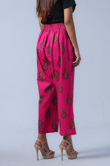 Smart Fit Reactive Printed Cotton Ethnic Pants