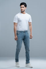 Slim Fit Dusty Blue Jeans