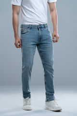 Slim Fit Dusty Blue Jeans