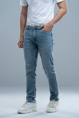 Slim Fit Dusty Blue Jeans