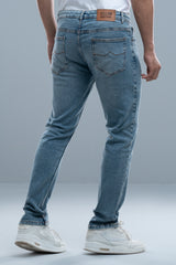 Slim Fit Dusty Blue Jeans