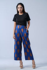 Smart Fit Reactive Printed Cotton Ethnic Pants