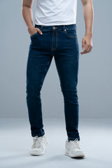 Slim Fit Navy Jeans