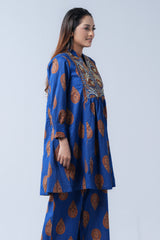 Short-Length Embroidered Smart Fit Ethnic Kurti