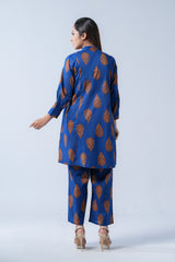 Short-Length Embroidered Smart Fit Ethnic Kurti