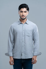 Regular Fit Textured Casual Shirt