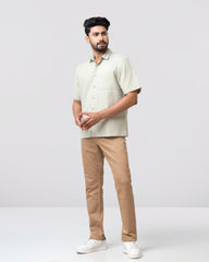 Relaxed Fit Solid Casual Shirt