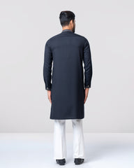 Regular Fit Embroidered Blended Fabric Formal Panjabi