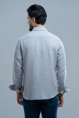 Regular Fit Textured Casual Shirt