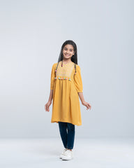 Princess Modal Embroidered Ethnic Kurti (2-4 Years)