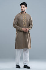 Regular Fit Embroidered Formal Panjabi