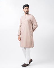 Regular Fit Embroidered Semi-Formal Panjabi
