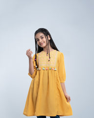 Princess Modal Embroidered Ethnic Kurti (6-8 Years)