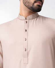 Regular Fit Embroidered Semi-Formal Panjabi