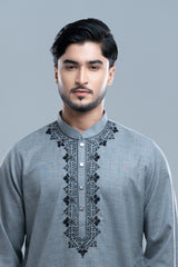 Regular Fit Embroidered Formal Panjabi