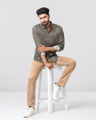 Regular Fit Printed Casual Shirt