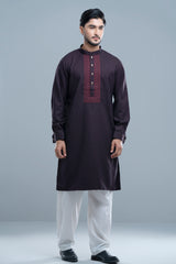 Regular Fit Embroidered Formal Panjabi