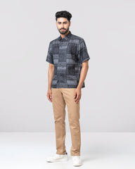 Relaxed Fit Printed Casual Shirt