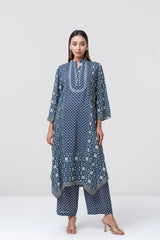 Smart Fit Embroidered Viscose Ethnic Kurta