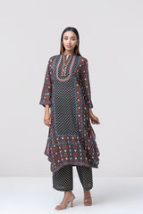 Smart Fit Embroidered Viscose Ethnic Kurta