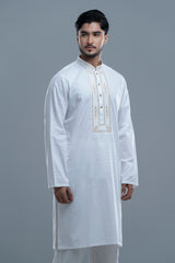 Regular Fit Embroidered Semi-Formal Panjabi