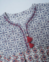 Junior Girls' Ethnic Top (10-14 Years)