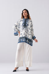 Oversized Digital Printed Viscose Top - Mystika