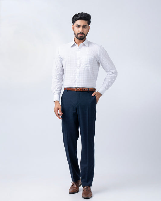Regular Fit Micro Check Templeton Formal Shirt