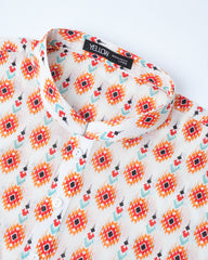 Regular Fit All-Over Printed Panjabi