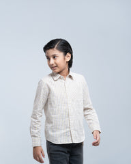 Boys' Micro Check Casual Shirt (2-4 Years)
