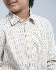 Boys' Micro Check Casual Shirt (2-4 Years)