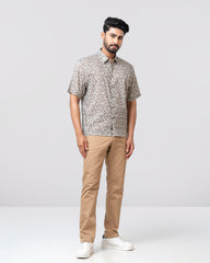 Relaxed Fit Printed Casual Shirt
