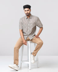 Relaxed Fit Printed Casual Shirt