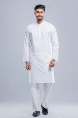 Regular Fit Semi-Formal Jacquard Panjabi