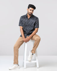 Relaxed Fit Printed Casual Shirt