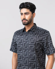 Relaxed Fit Printed Casual Shirt