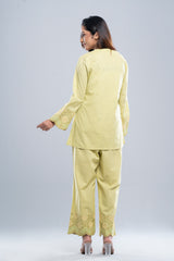 Regular Fit Embroidered Mystika Set