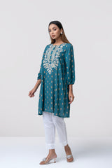 Smart Fit Embroidered Viscose Ethnic Kurti