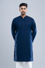 Regular Fit Semi-Formal Jacquard Panjabi