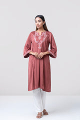 Smart Fit Embroidered Ethnic Kurta